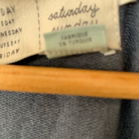 NWOT Anthropologie Saturday Sunday Top with Pockets and Drawstring Hem - Picture 8 of 8